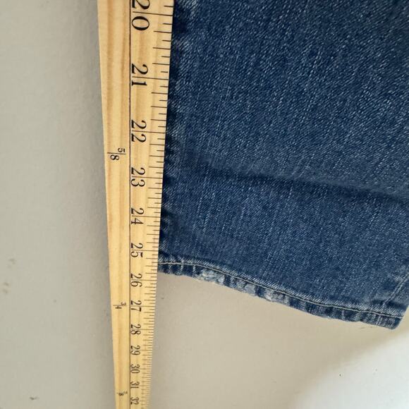 AG‎ Adriano Goldschmied Ex-Boyfriend Slim Jeans 28R Distressed Stretch Blue - Picture 8 of 16